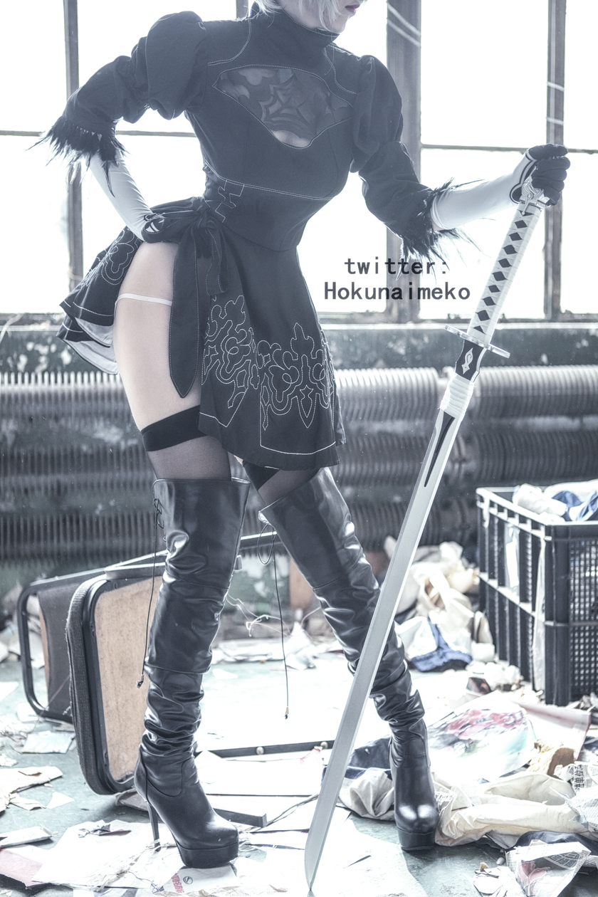 北乃芽子-Hokunaimeko NO.014 コスプレー２Ｂちゃん [83P 142MB]_第1集