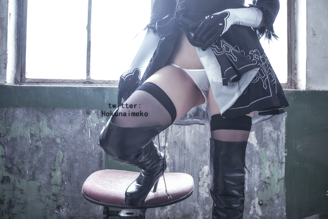 北乃芽子-Hokunaimeko NO.014 コスプレー２Ｂちゃん [83P 142MB]_第1集