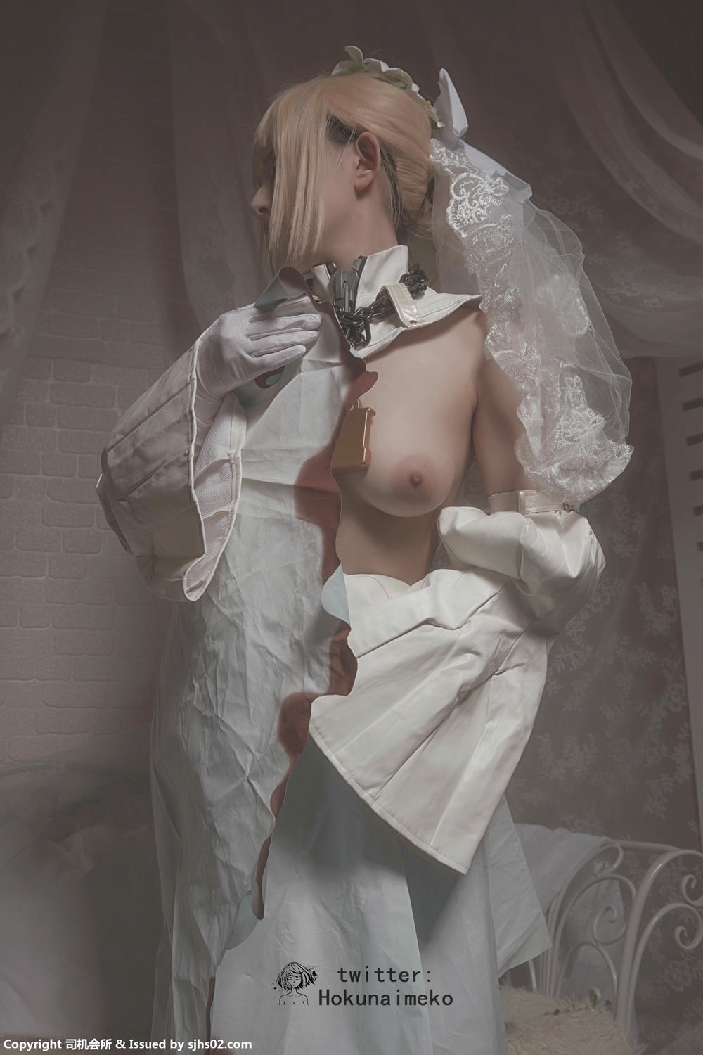 北乃芽子-Hokunaimeko NO.016 嫁王 [63P 1V 86MB]_第3集