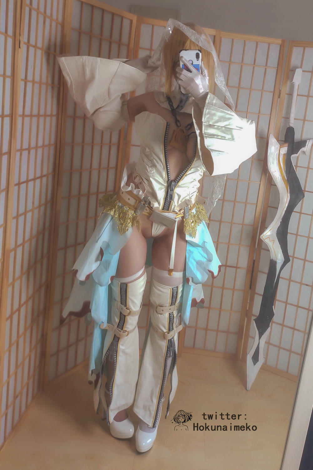 北乃芽子-Hokunaimeko NO.030 Nero Bride Selfie Collection [85P2V 514MB]-Images_第4集