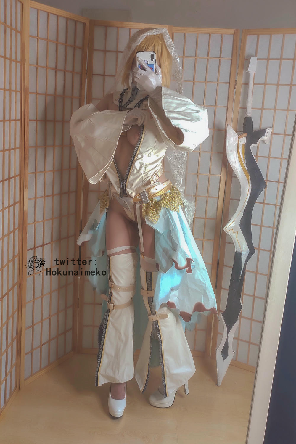 北乃芽子-Hokunaimeko NO.030 Nero Bride Selfie Collection [85P2V 514MB]-Images_第4集