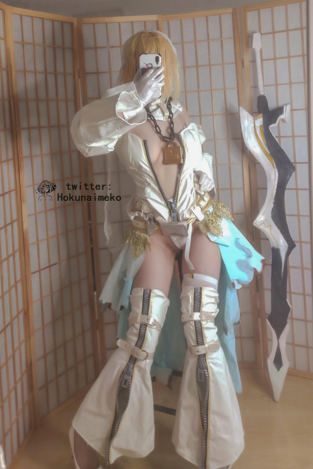 北乃芽子-Hokunaimeko NO.030 Nero Bride Selfie Collection [85P2V 514MB]-Images_第4集