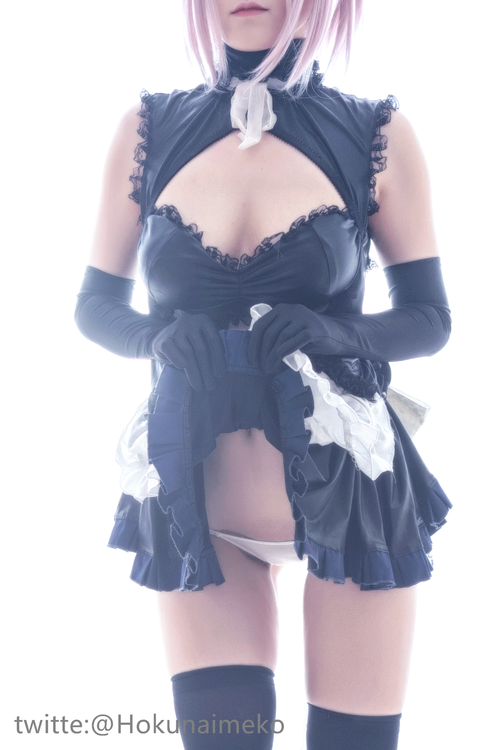 北乃芽子-Hokunaimeko NO.003 マシュ メイド服ver [68P 1V 1GB]_第1集