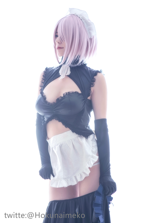 北乃芽子-Hokunaimeko NO.003 マシュ メイド服ver [68P 1V 1GB]_第2集