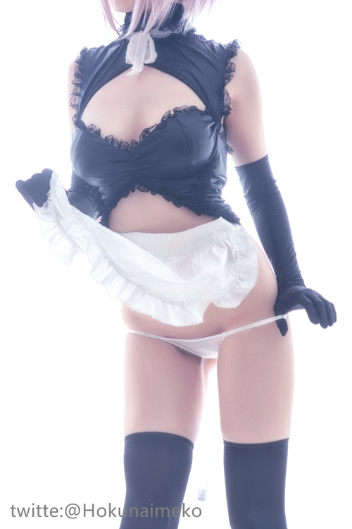 北乃芽子-Hokunaimeko NO.003 マシュ メイド服ver [68P 1V 1GB]_第2集