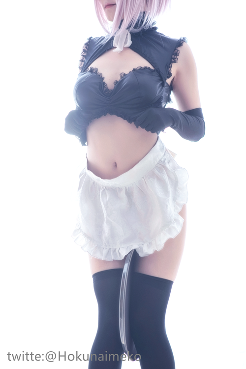 北乃芽子-Hokunaimeko NO.003 マシュ メイド服ver [68P 1V 1GB]_第2集