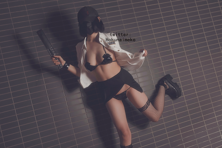 北乃芽子-Hokunaimeko NO.046 北乃芽子-黑暗的门卫 [48P+1V／200MB]_第1集