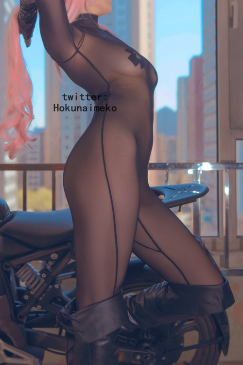 北乃芽子-Hokunaimeko NO.007 オリジナルコスプレ オートバイお姉ちゃん [73P 2V 234MB]_第3集