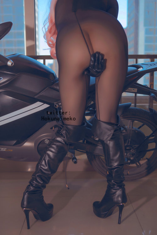 北乃芽子-Hokunaimeko NO.007 オリジナルコスプレ オートバイお姉ちゃん [73P 2V 234MB]_第3集