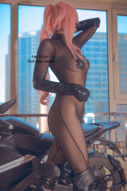 北乃芽子-Hokunaimeko NO.007 オリジナルコスプレ オートバイお姉ちゃん [73P 2V 234MB]_第4集