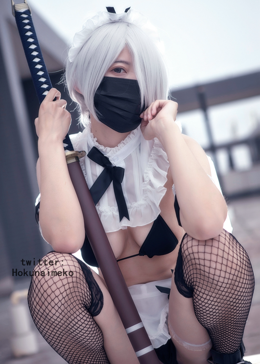 北乃芽子-Hokunaimeko NO.009 オリジナルコスプレ　戦闘メイド [38P 2V 243MB]_第2集