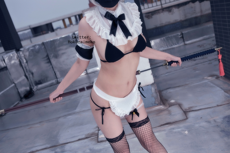 北乃芽子-Hokunaimeko NO.009 オリジナルコスプレ　戦闘メイド [38P 2V 243MB]_第1集