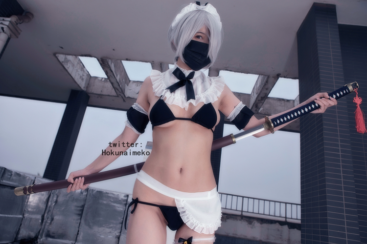 北乃芽子-Hokunaimeko NO.009 オリジナルコスプレ　戦闘メイド [38P 2V 243MB]_第1集