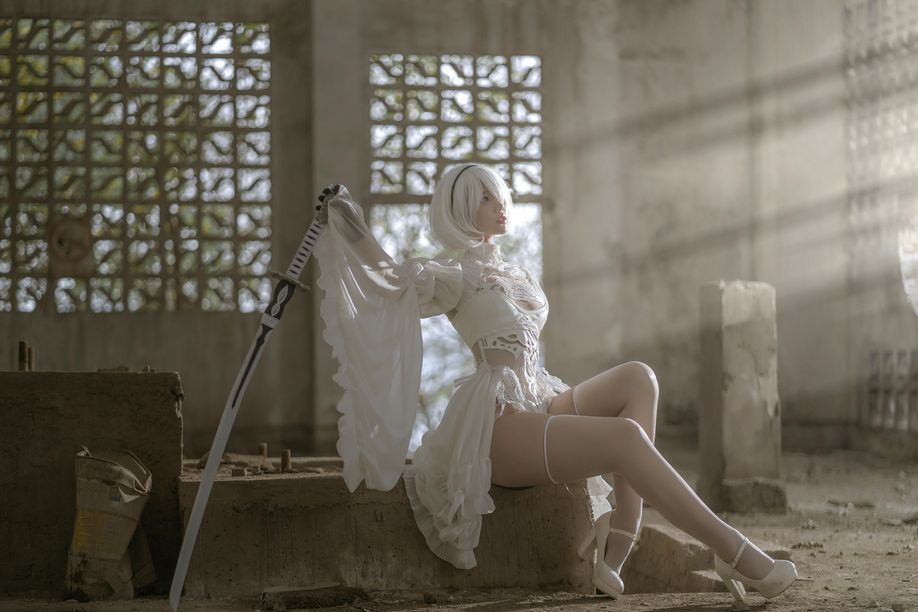 镜酱 NO.001 2B白色婚纱 [13P 168MB]_第1集