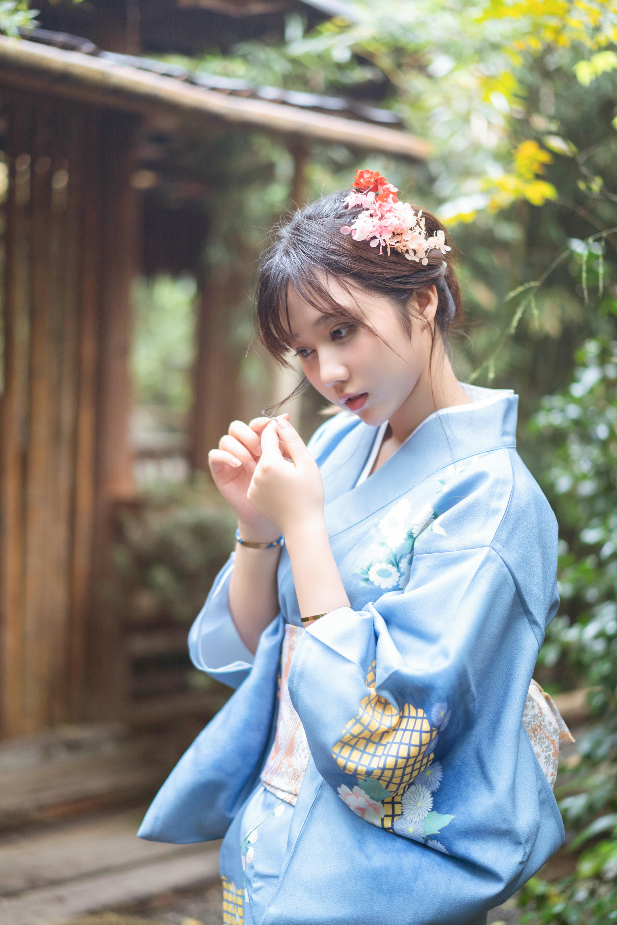 镜酱 NO.008 私奔之和服 [19P 306MB]_第1集