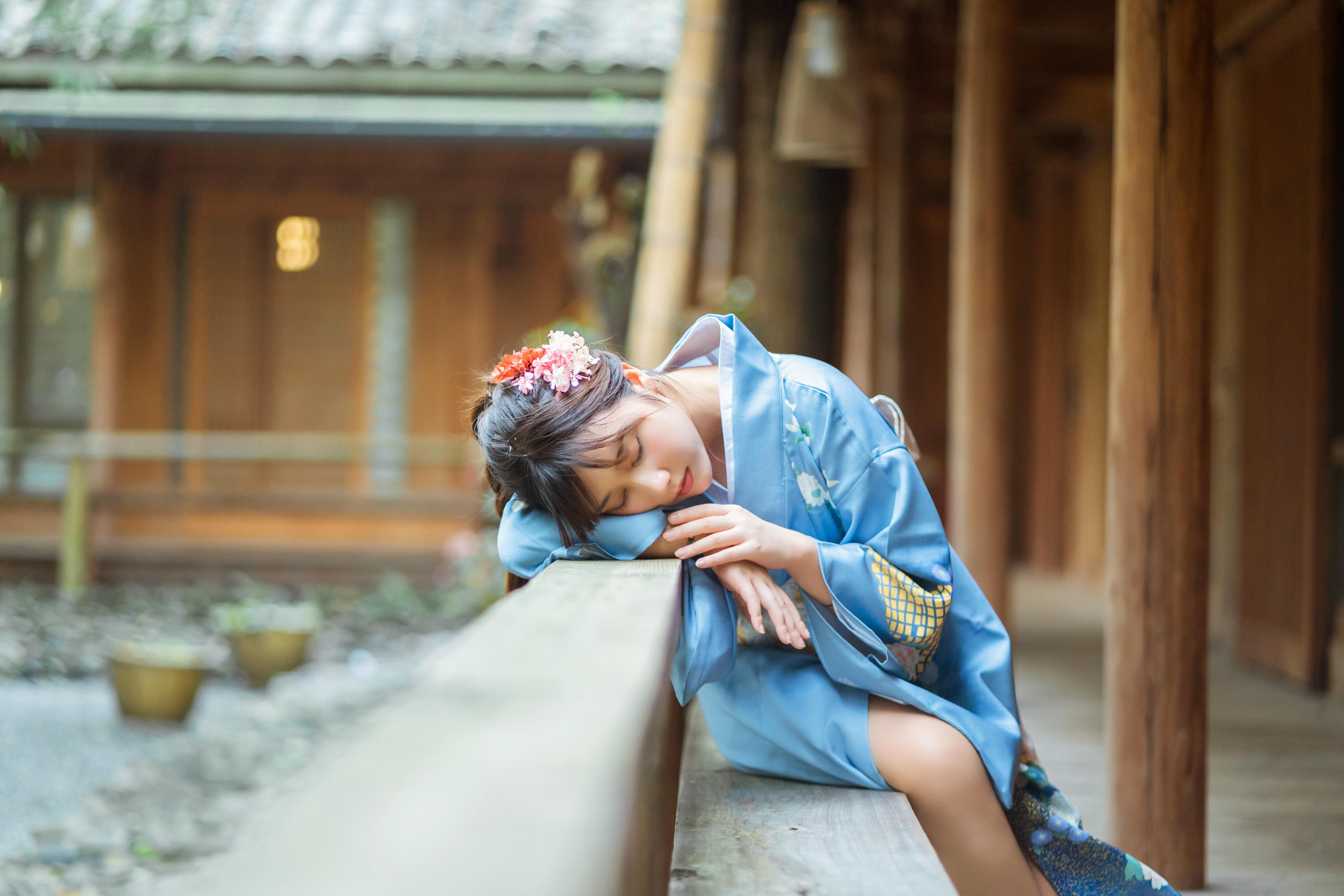 镜酱 NO.008 私奔之和服 [19P 306MB]_第1集