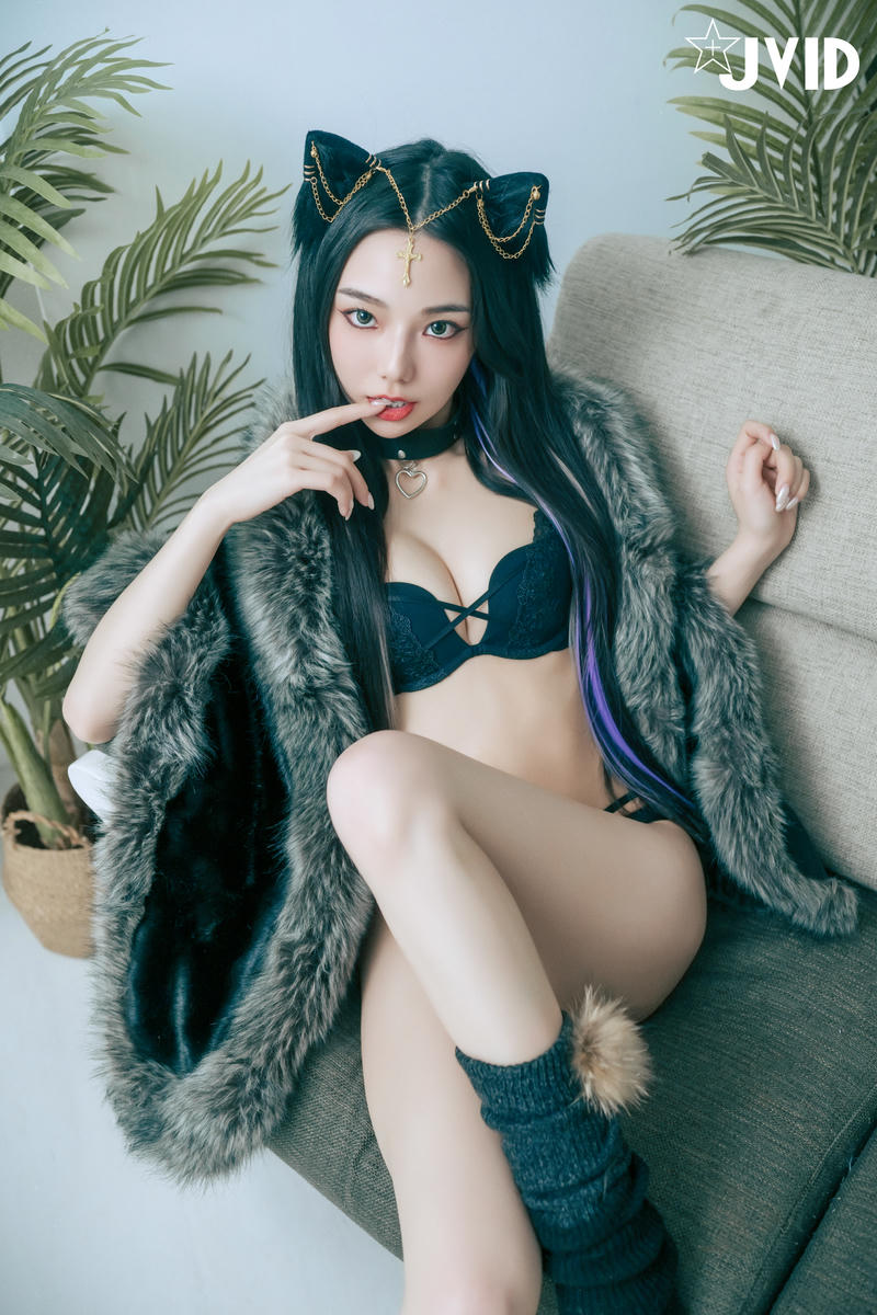 JVID NO.827 啾啾❤️用牛奶黑貓娘❤️[201P1V 907MB]_第5集