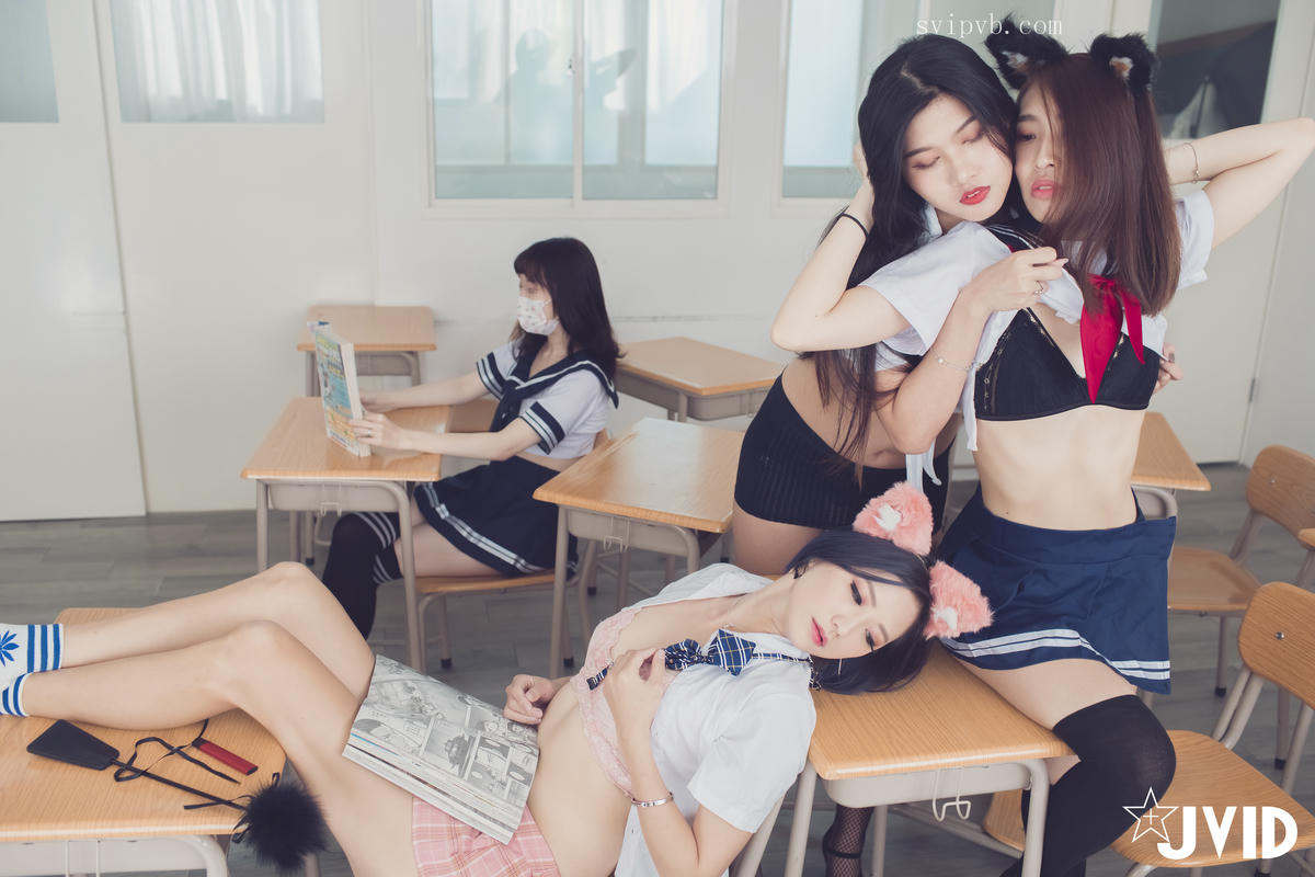 JVID – 4女无码实战春节巨献强力推荐，星期二是全裸上课日 84P1V_第1集