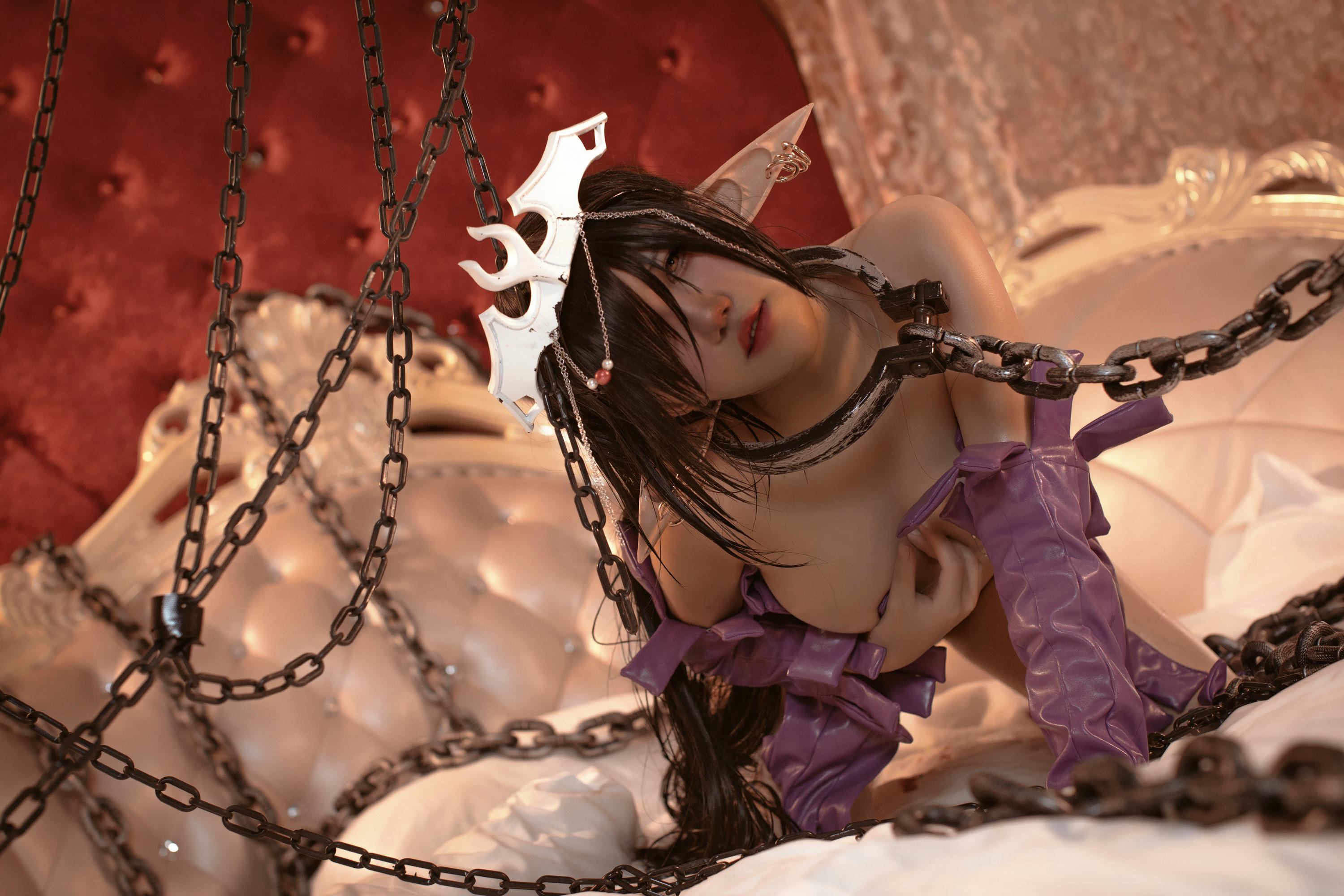 阿薰kaOri NO.020 黑獣 黑精灵女王奥利卡 [80P-673MB]_第1集