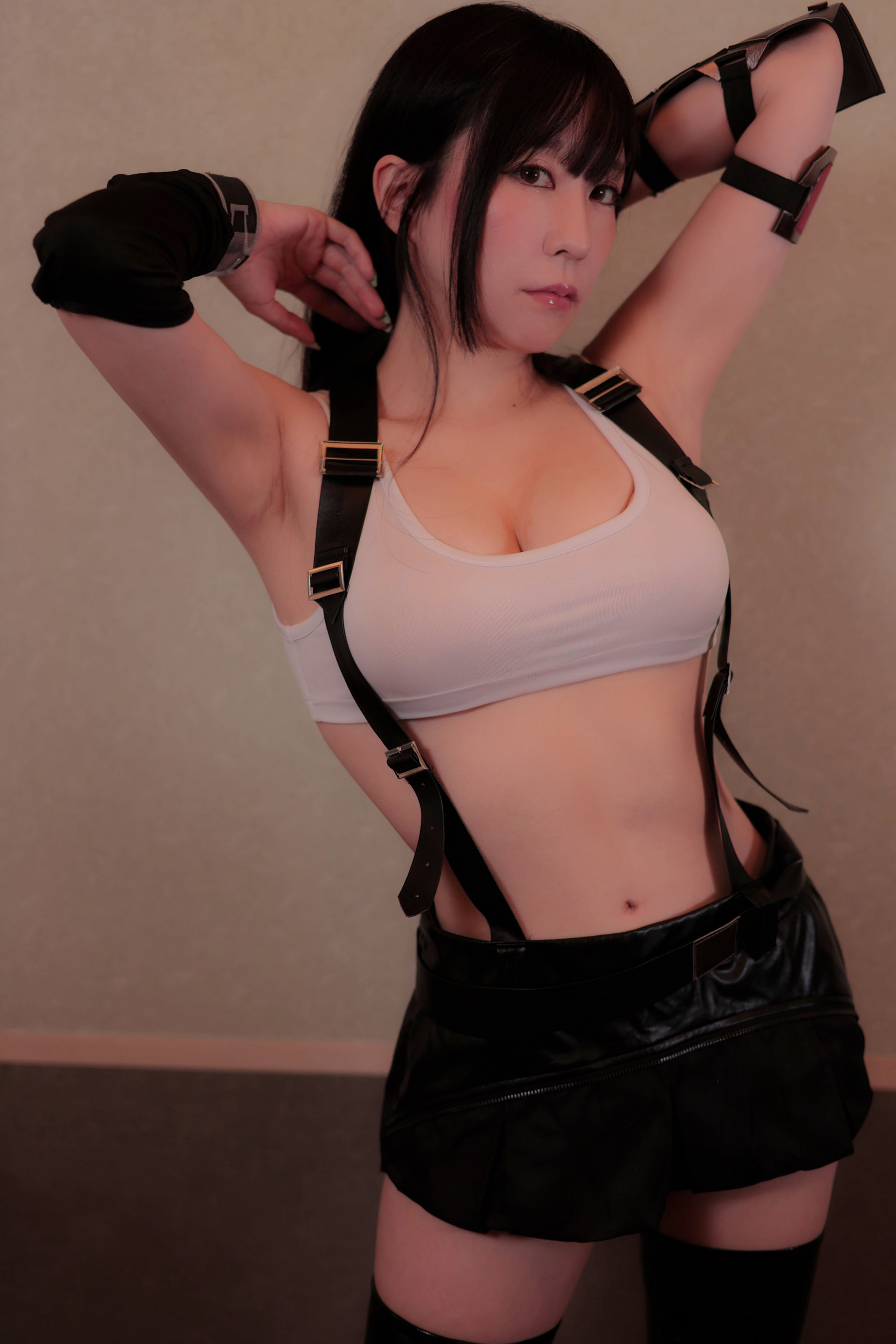 林檎蜜纪Cosplayer-HERESYNO.026 りんごみつき妄想セレクションvol_1.5_敵の罠にハマって拘束されたF●ティファが全身ネットリされちゃうコスプレ [127P-116MB]_第3集