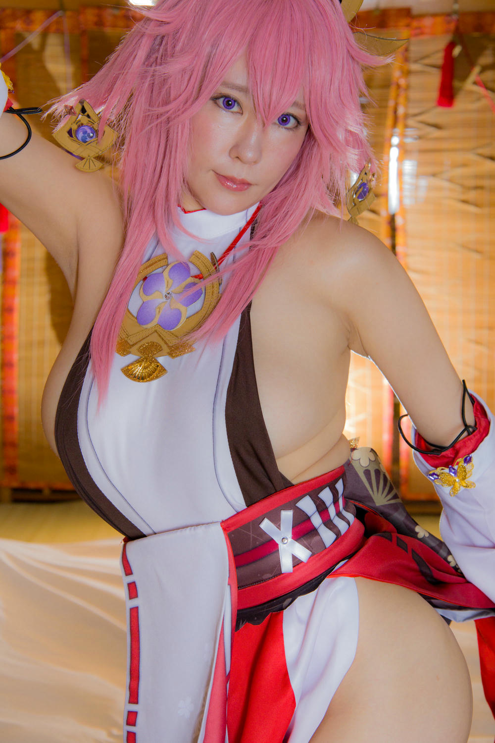 林檎蜜纪Cosplayer-HERESYNO.032 Yae Miko (Genshin Impact) [139P1V-2_1.32GB]_第1集