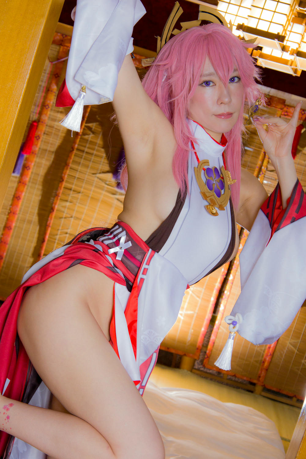 林檎蜜纪Cosplayer-HERESYNO.032 Yae Miko (Genshin Impact) [139P1V-2_1.32GB]_第1集