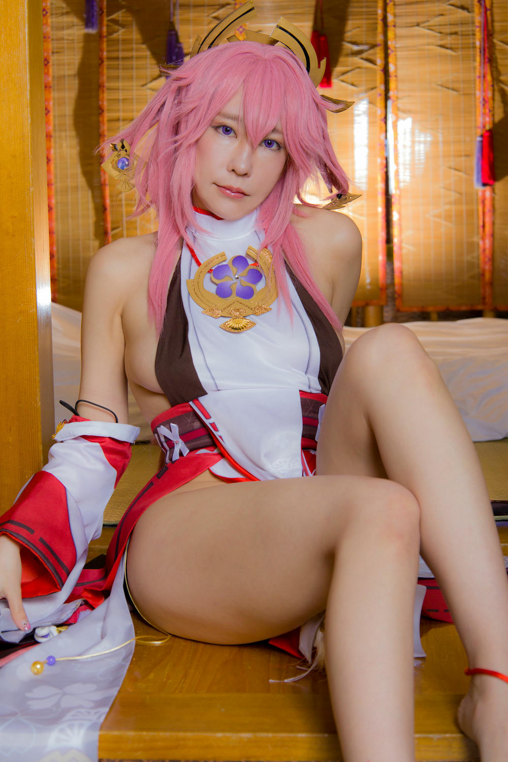 林檎蜜纪Cosplayer-HERESYNO.032 Yae Miko (Genshin Impact) [139P1V-2_1.32GB]_第2集