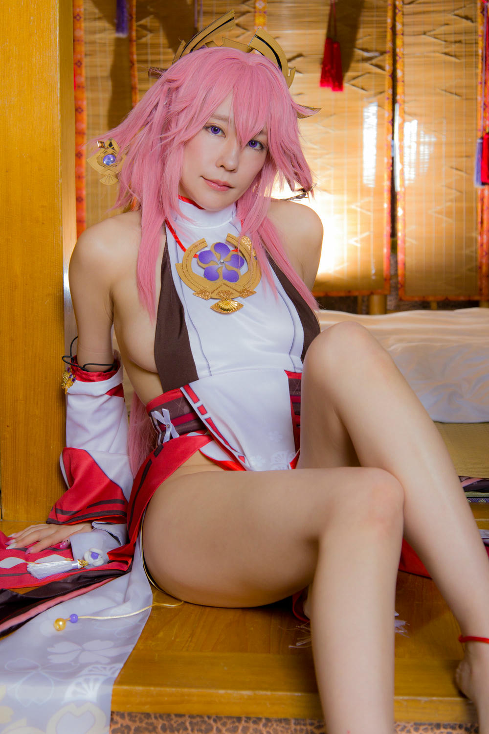 林檎蜜纪Cosplayer-HERESYNO.032 Yae Miko (Genshin Impact) [139P1V-2_1.32GB]_第2集