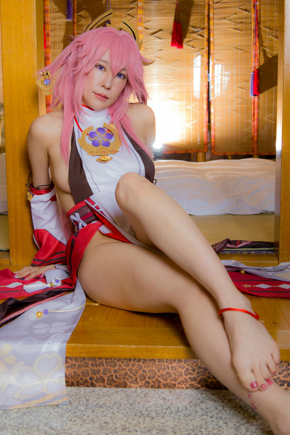 林檎蜜纪Cosplayer-HERESYNO.032 Yae Miko (Genshin Impact) [139P1V-2_1.32GB]_第2集