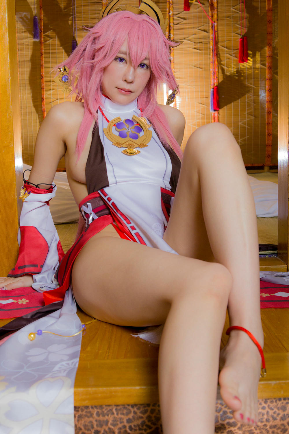 林檎蜜纪Cosplayer-HERESYNO.032 Yae Miko (Genshin Impact) [139P1V-2_1.32GB]_第2集