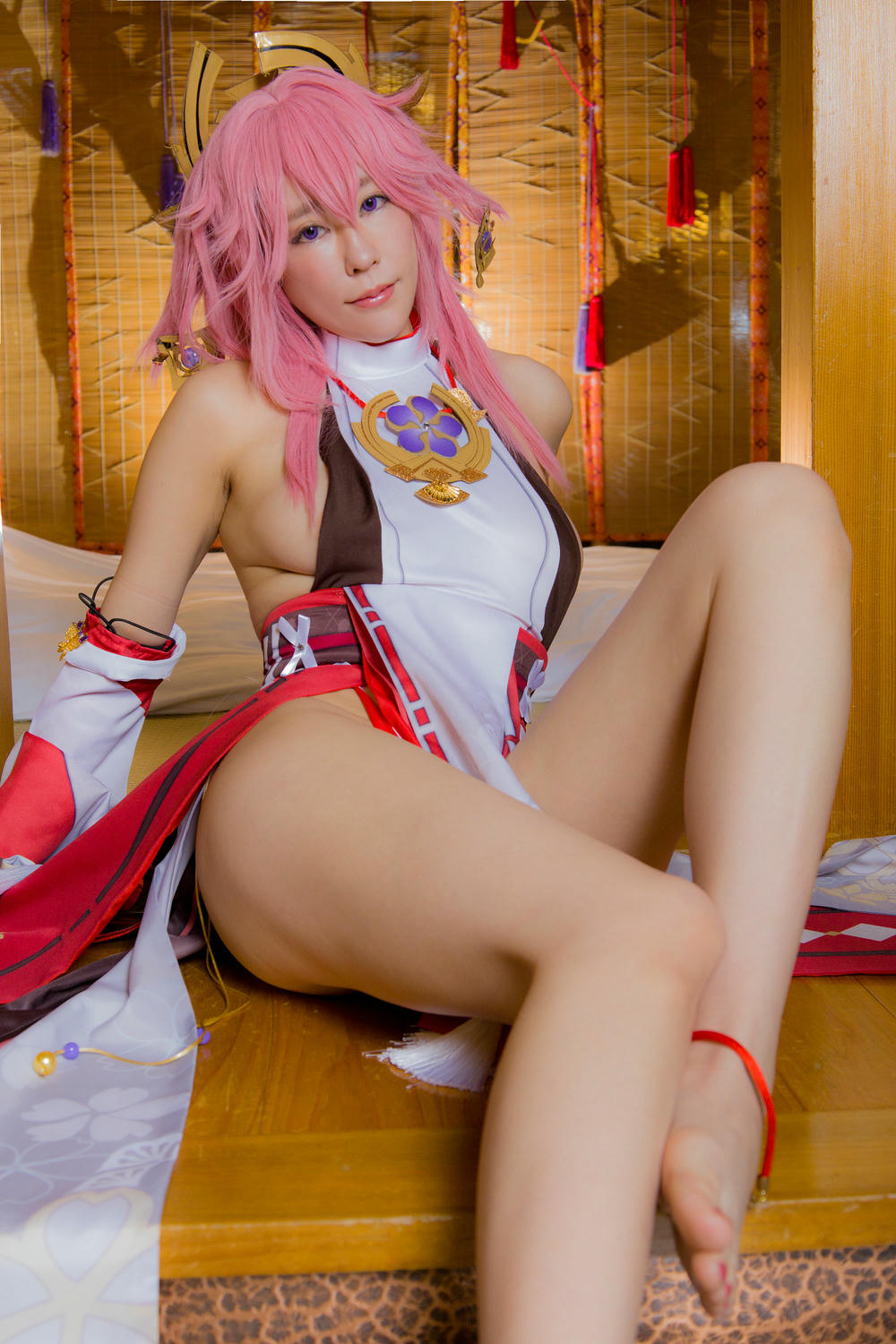 林檎蜜纪Cosplayer-HERESYNO.032 Yae Miko (Genshin Impact) [139P1V-2_1.32GB]_第2集
