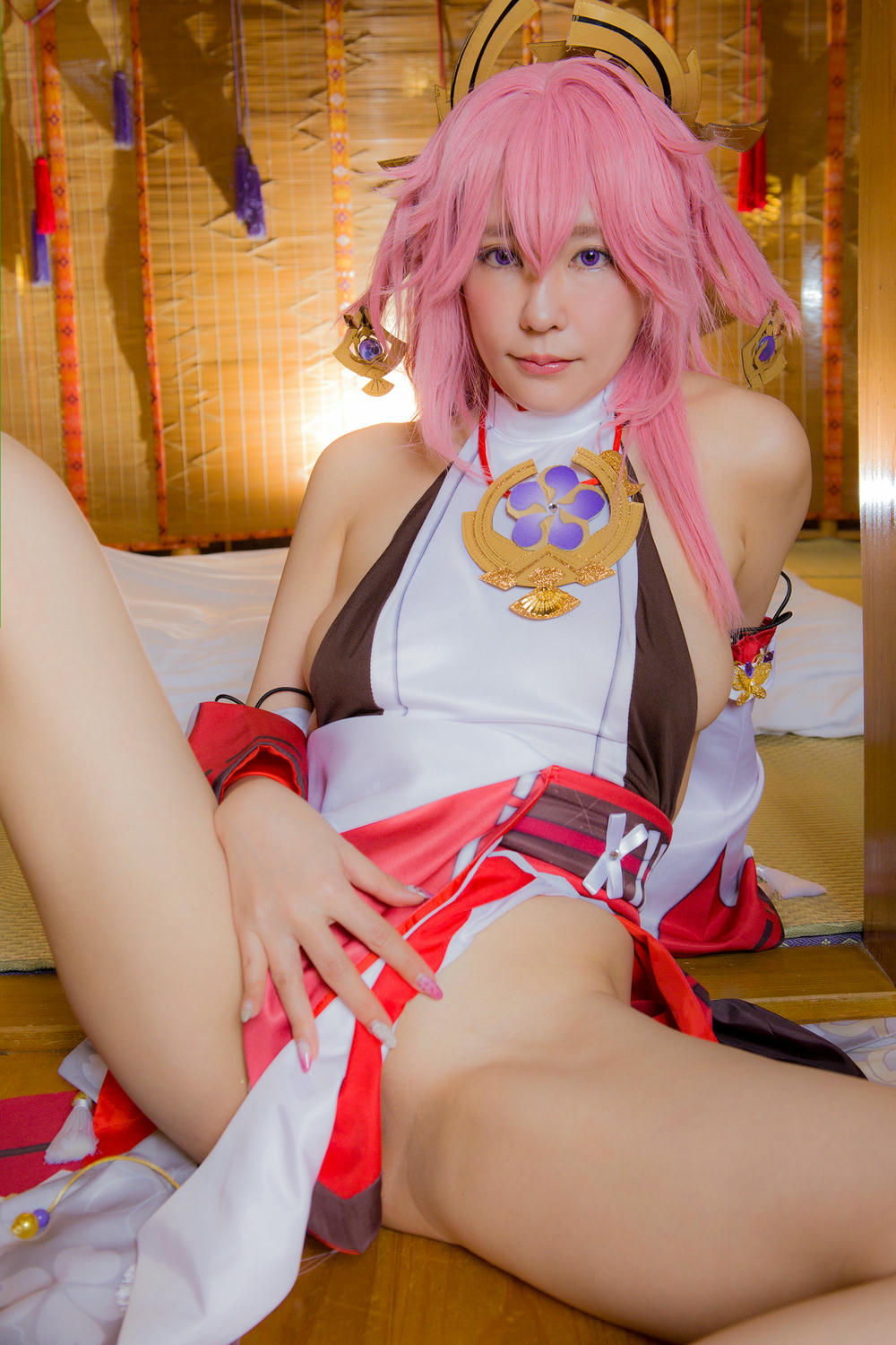 林檎蜜纪Cosplayer-HERESYNO.032 Yae Miko (Genshin Impact) [139P1V-2_1.32GB]_第3集
