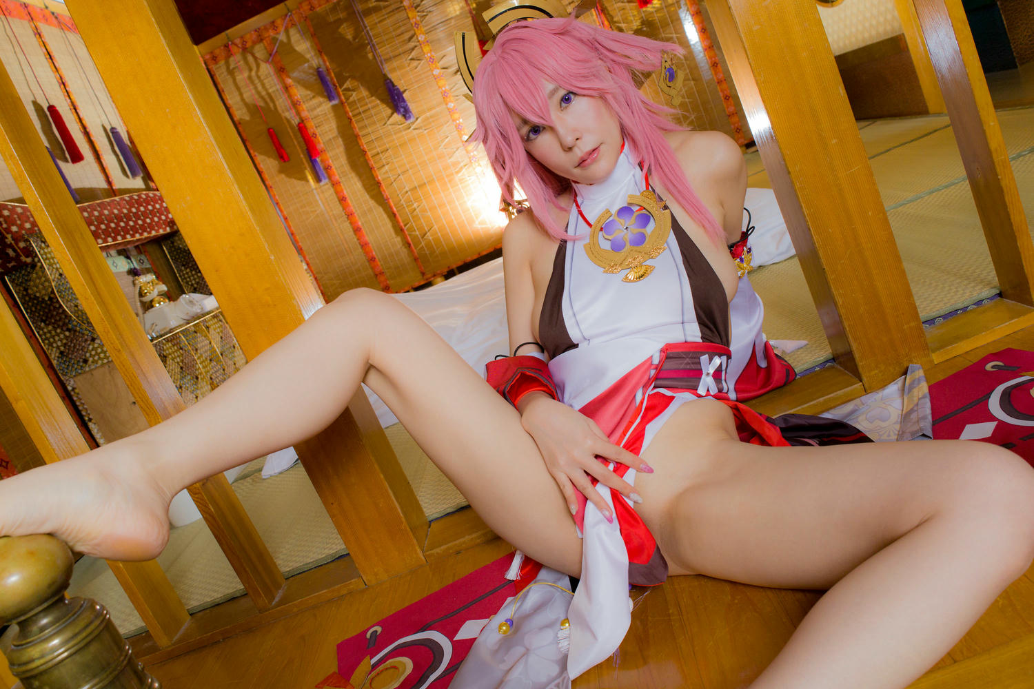 林檎蜜纪Cosplayer-HERESYNO.032 Yae Miko (Genshin Impact) [139P1V-2_1.32GB]_第3集