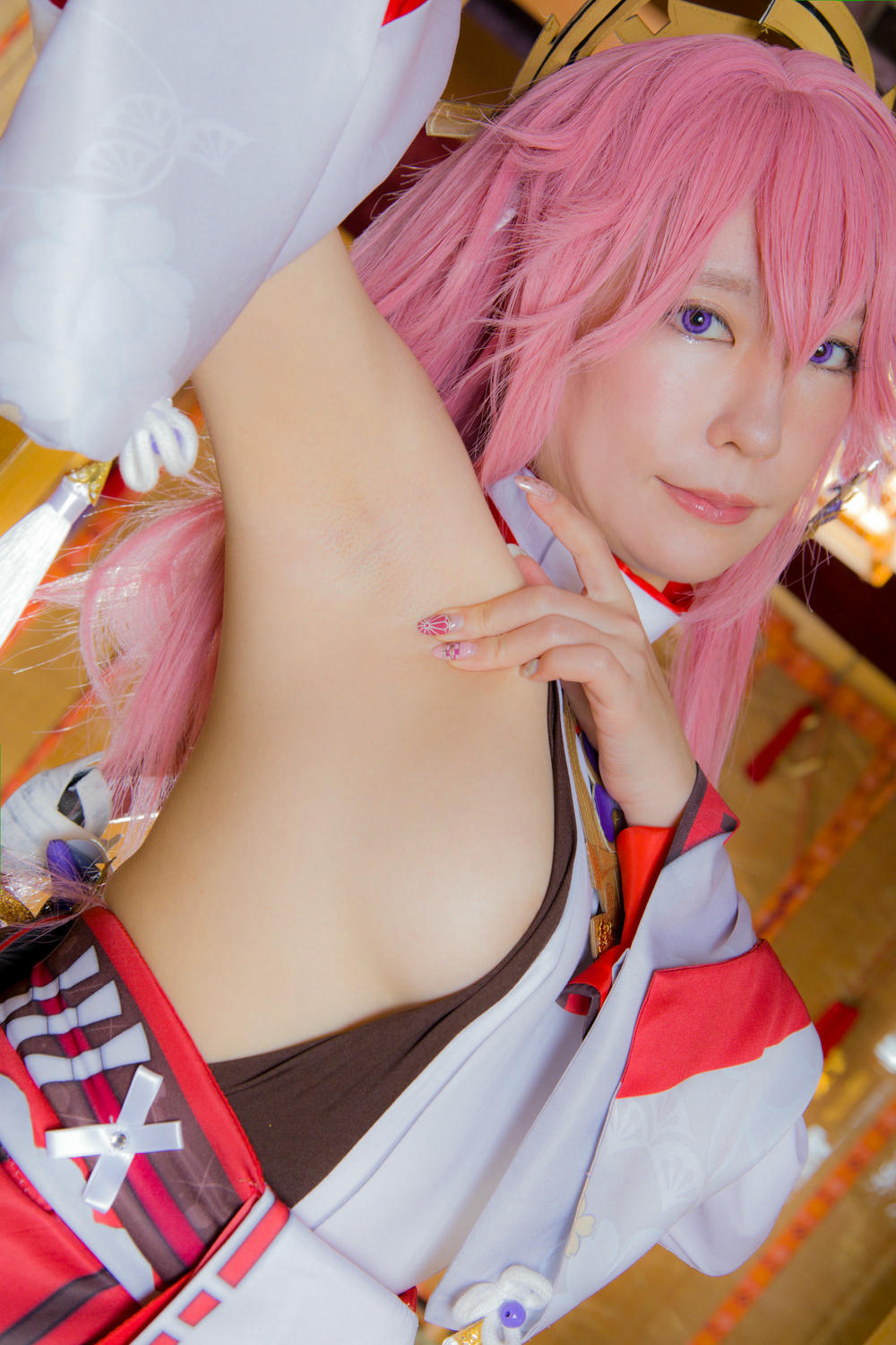 林檎蜜纪Cosplayer-HERESYNO.032 Yae Miko (Genshin Impact) [139P1V-2_1.32GB]_第3集