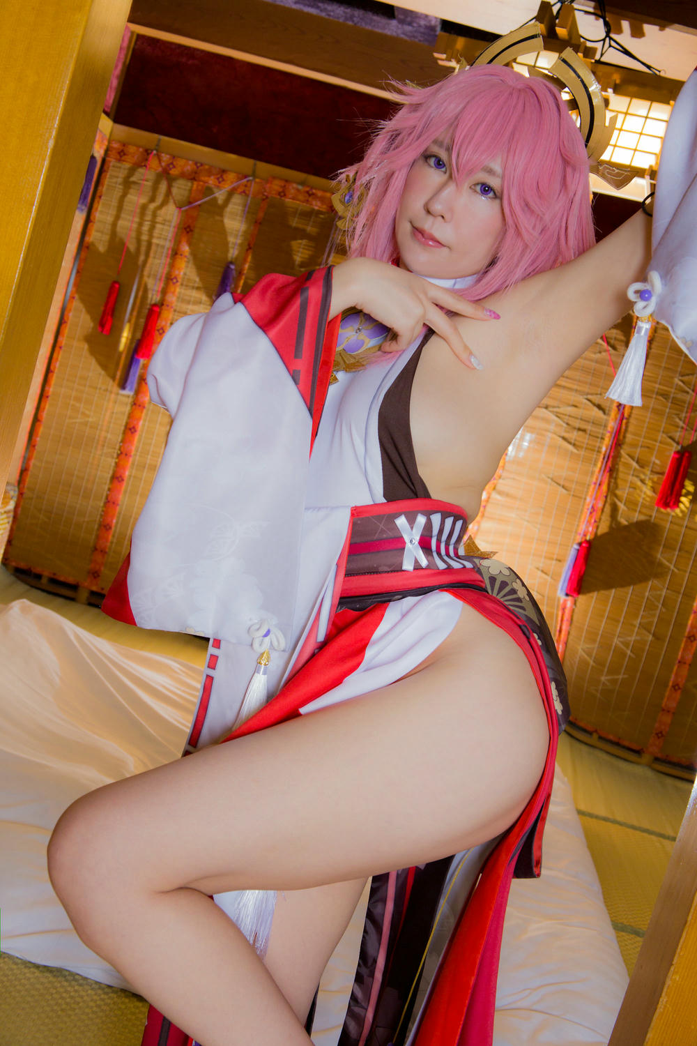 林檎蜜纪Cosplayer-HERESYNO.032 Yae Miko (Genshin Impact) [139P1V-2_1.32GB]_第1集