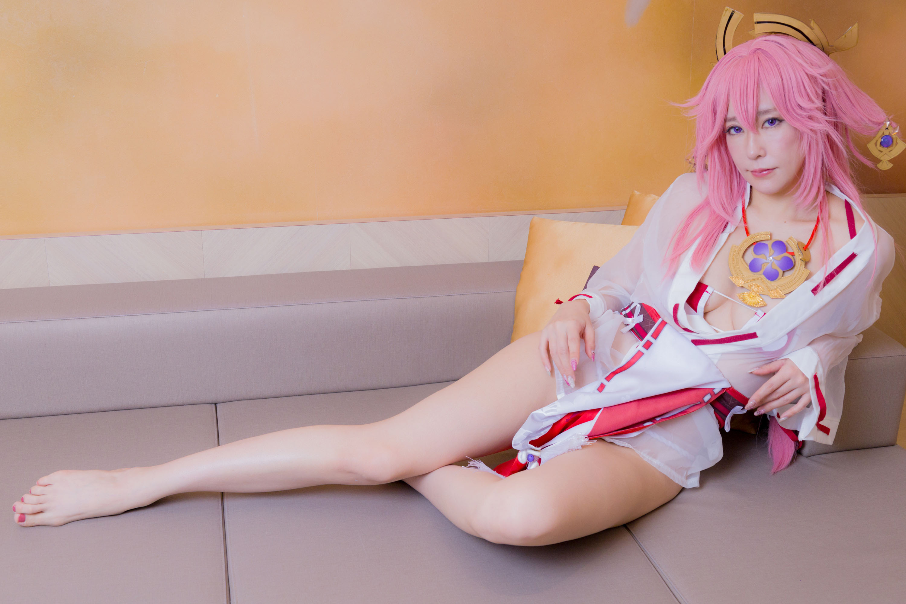 林檎蜜纪Cosplayer-HERESYNO.032 Yae Miko (Genshin Impact) [139P1V-2_1.32GB]_第5集