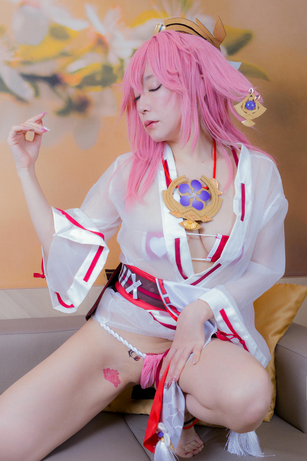 林檎蜜纪Cosplayer-HERESYNO.032 Yae Miko (Genshin Impact) [139P1V-2_1.32GB]_第5集