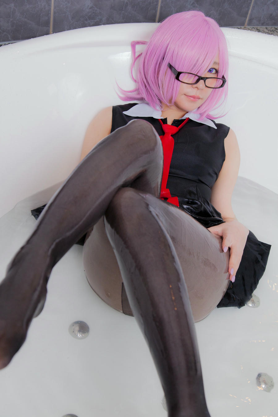 林檎蜜纪Cosplayer-HERESYNO.05 エッチなマシュの人２ [164P1V-2_1.25GB]_第2集