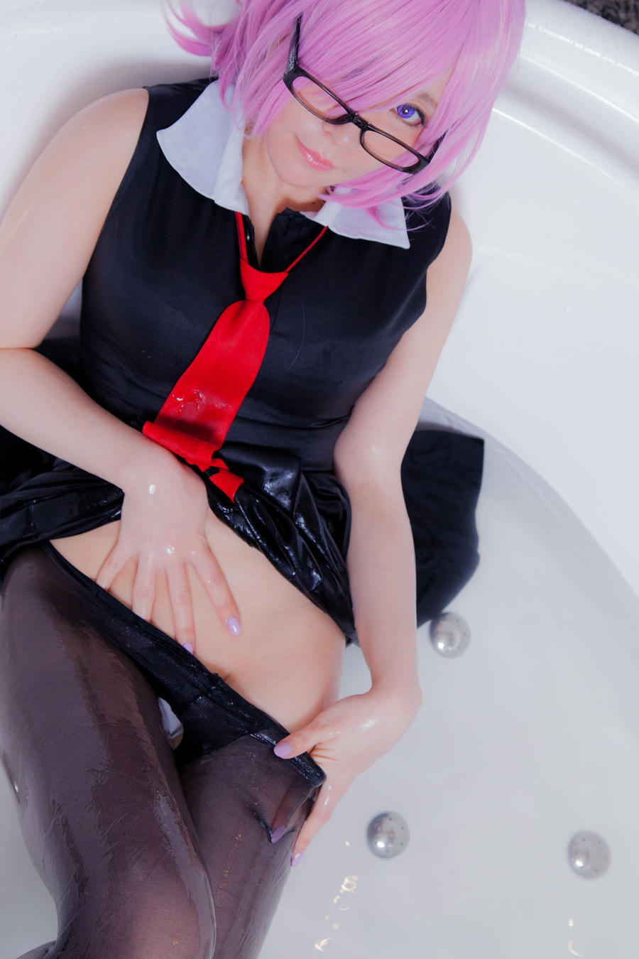 林檎蜜纪Cosplayer-HERESYNO.05 エッチなマシュの人２ [164P1V-2_1.25GB]_第2集