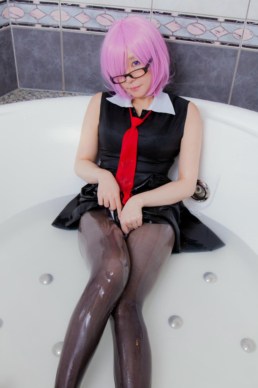 林檎蜜纪Cosplayer-HERESYNO.05 エッチなマシュの人２ [164P1V-2_1.25GB]_第2集