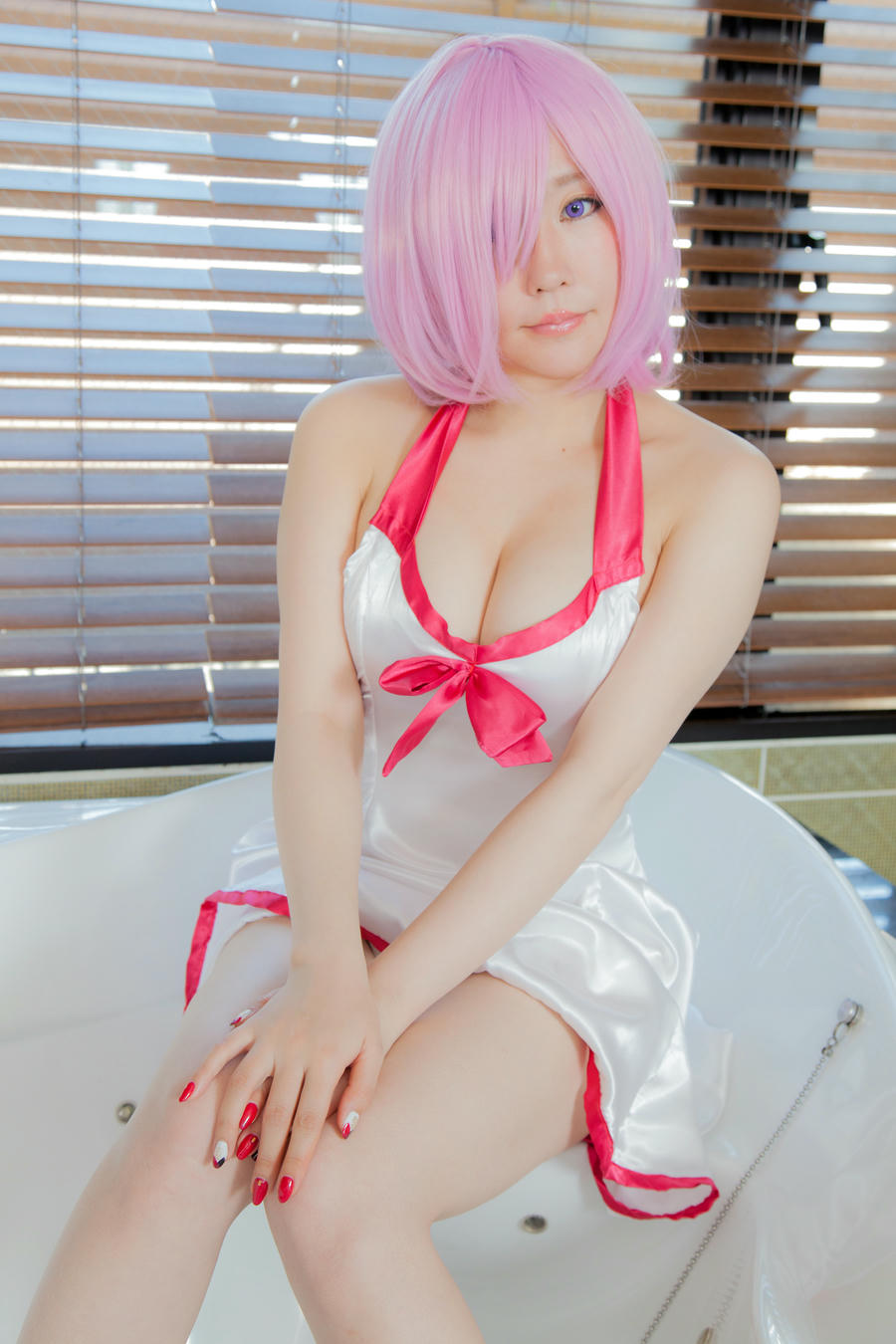 林檎蜜纪Cosplayer-HERESYNO.05 エッチなマシュの人２ [164P1V-2_1.25GB]_第4集