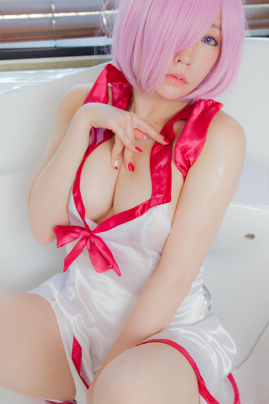 林檎蜜纪Cosplayer-HERESYNO.05 エッチなマシュの人２ [164P1V-2_1.25GB]_第5集