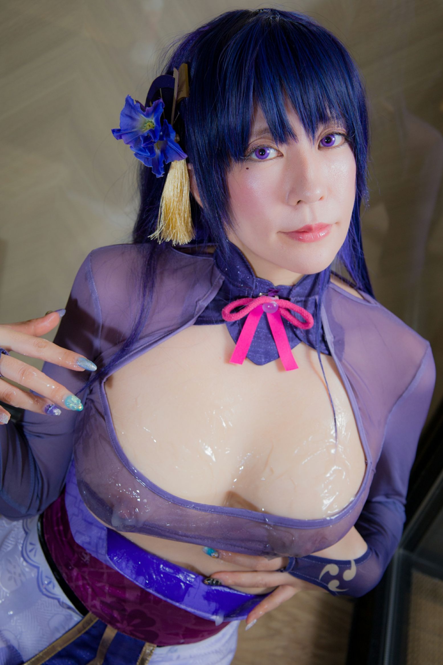 林檎蜜纪Cosplayer-HERESYNO_1.014 Raiden Shogun [145P-43MB]_第6集