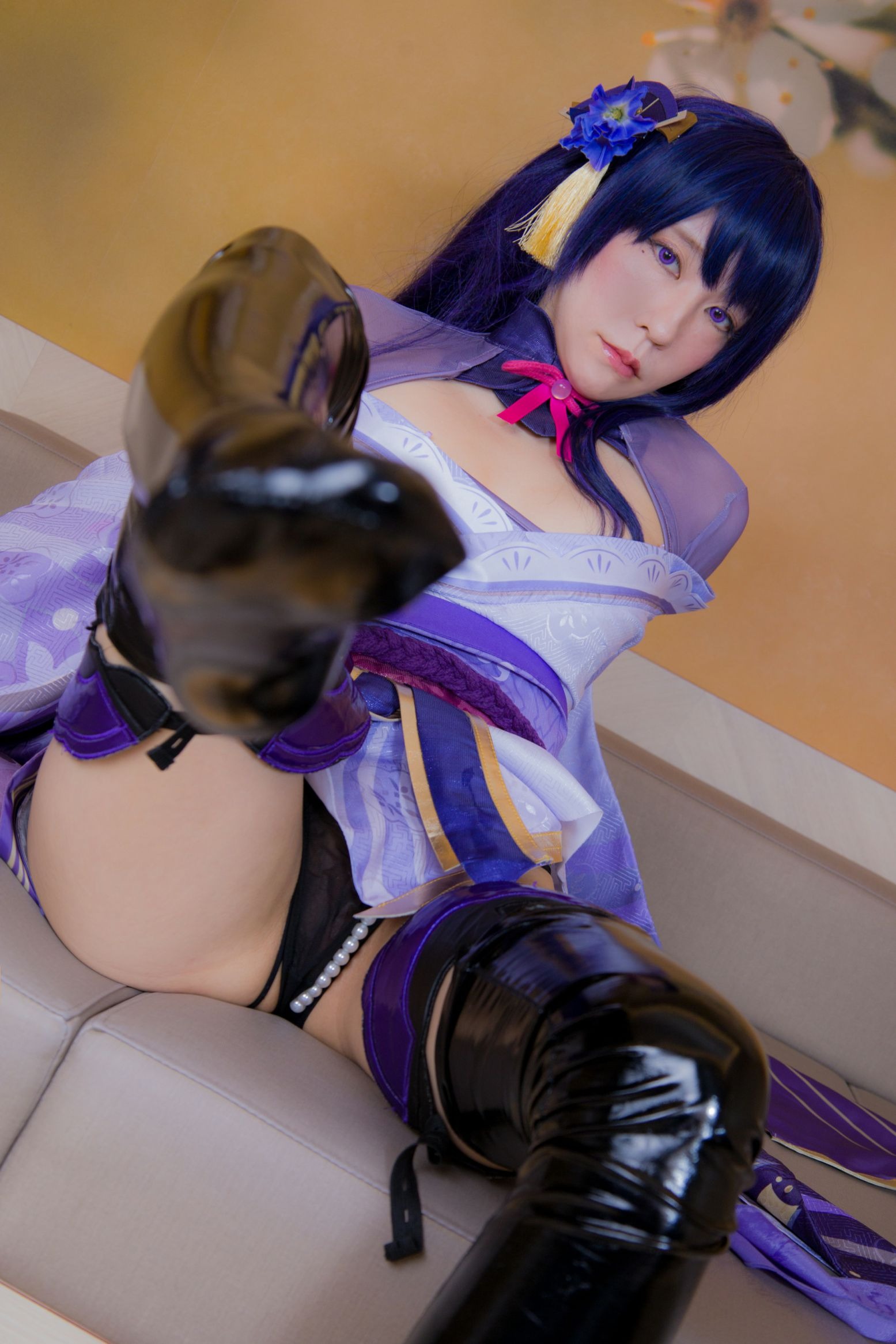 林檎蜜纪Cosplayer-HERESYNO_1.014 Raiden Shogun [145P-43MB]_第1集