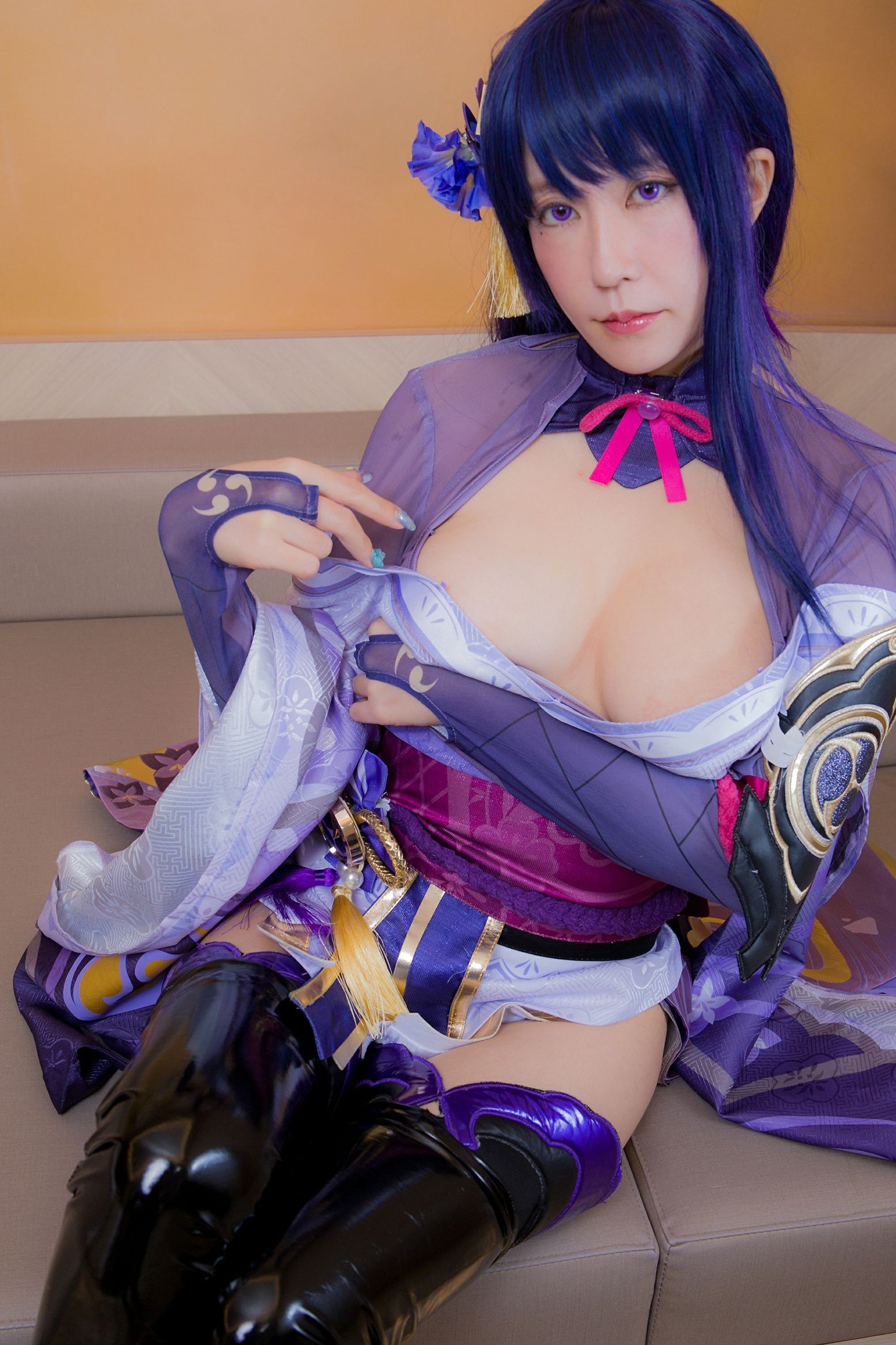 林檎蜜纪Cosplayer-HERESYNO_1.014 Raiden Shogun [145P-43MB]_第1集