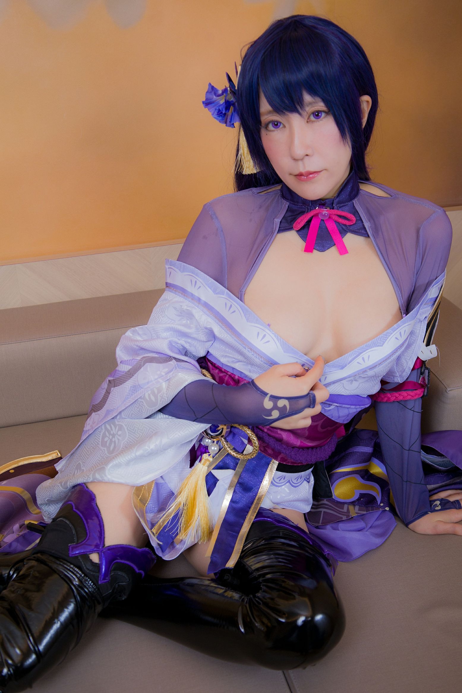 林檎蜜纪Cosplayer-HERESYNO_1.014 Raiden Shogun [145P-43MB]_第1集