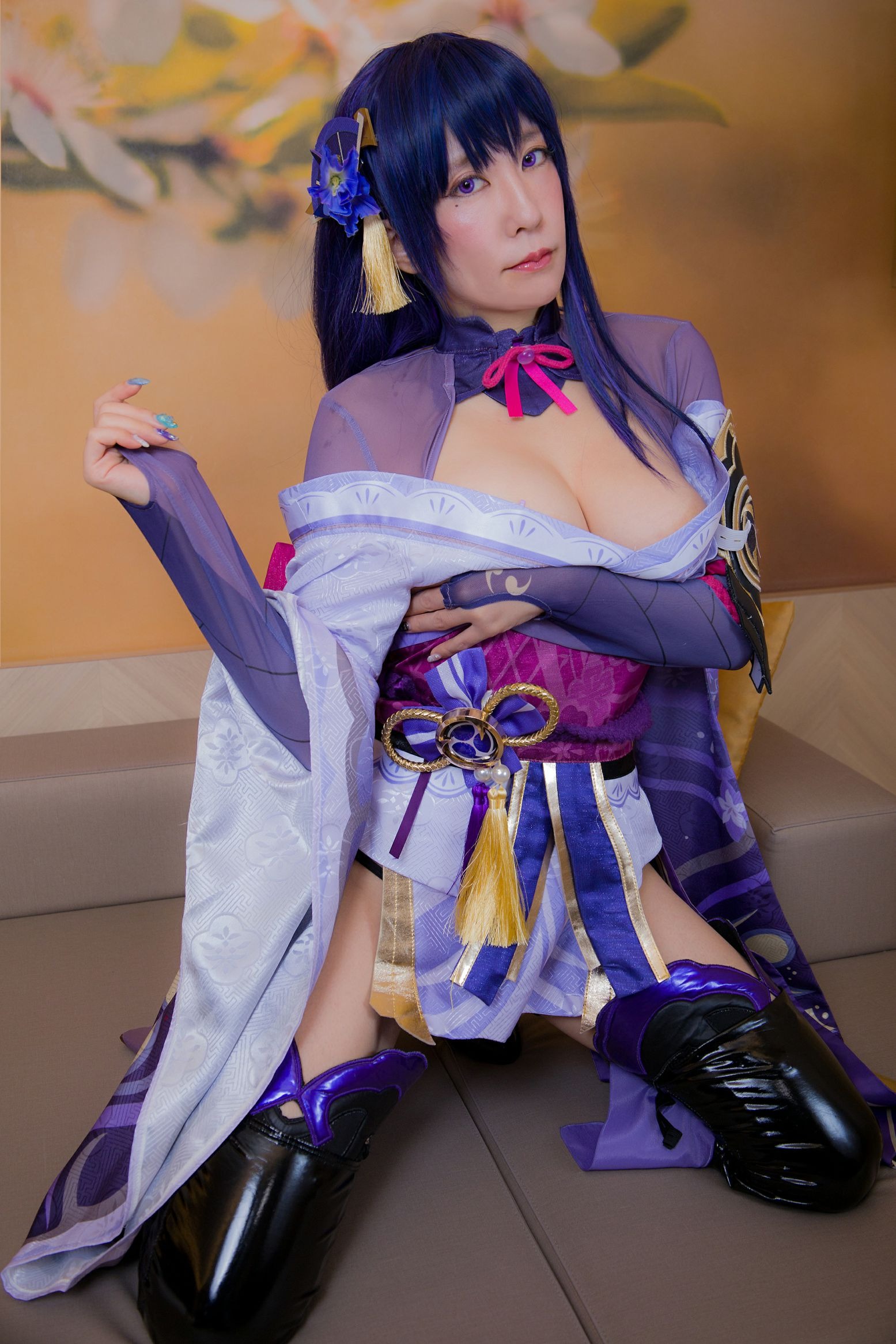 林檎蜜纪Cosplayer-HERESYNO_1.014 Raiden Shogun [145P-43MB]_第1集