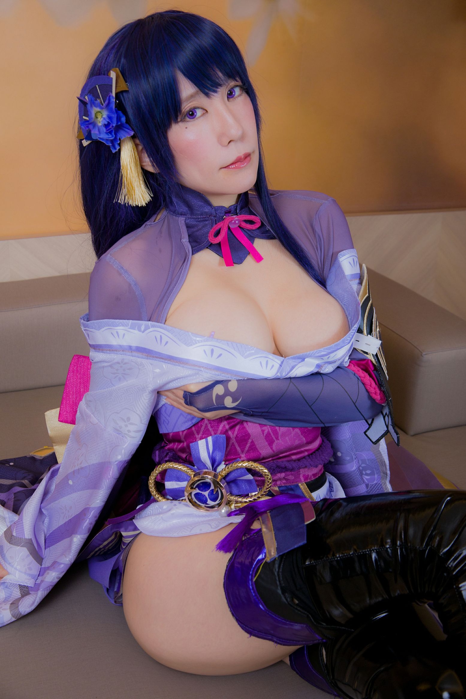 林檎蜜纪Cosplayer-HERESYNO_1.014 Raiden Shogun [145P-43MB]_第1集