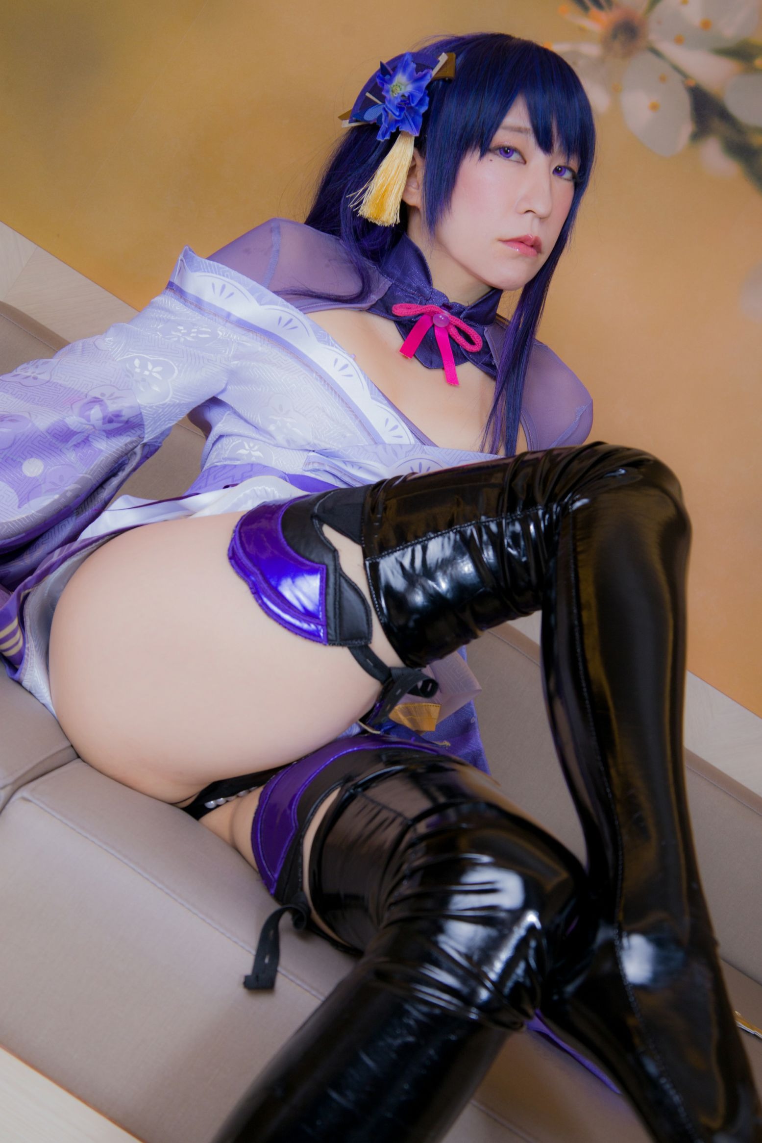 林檎蜜纪Cosplayer-HERESYNO_1.014 Raiden Shogun [145P-43MB]_第2集