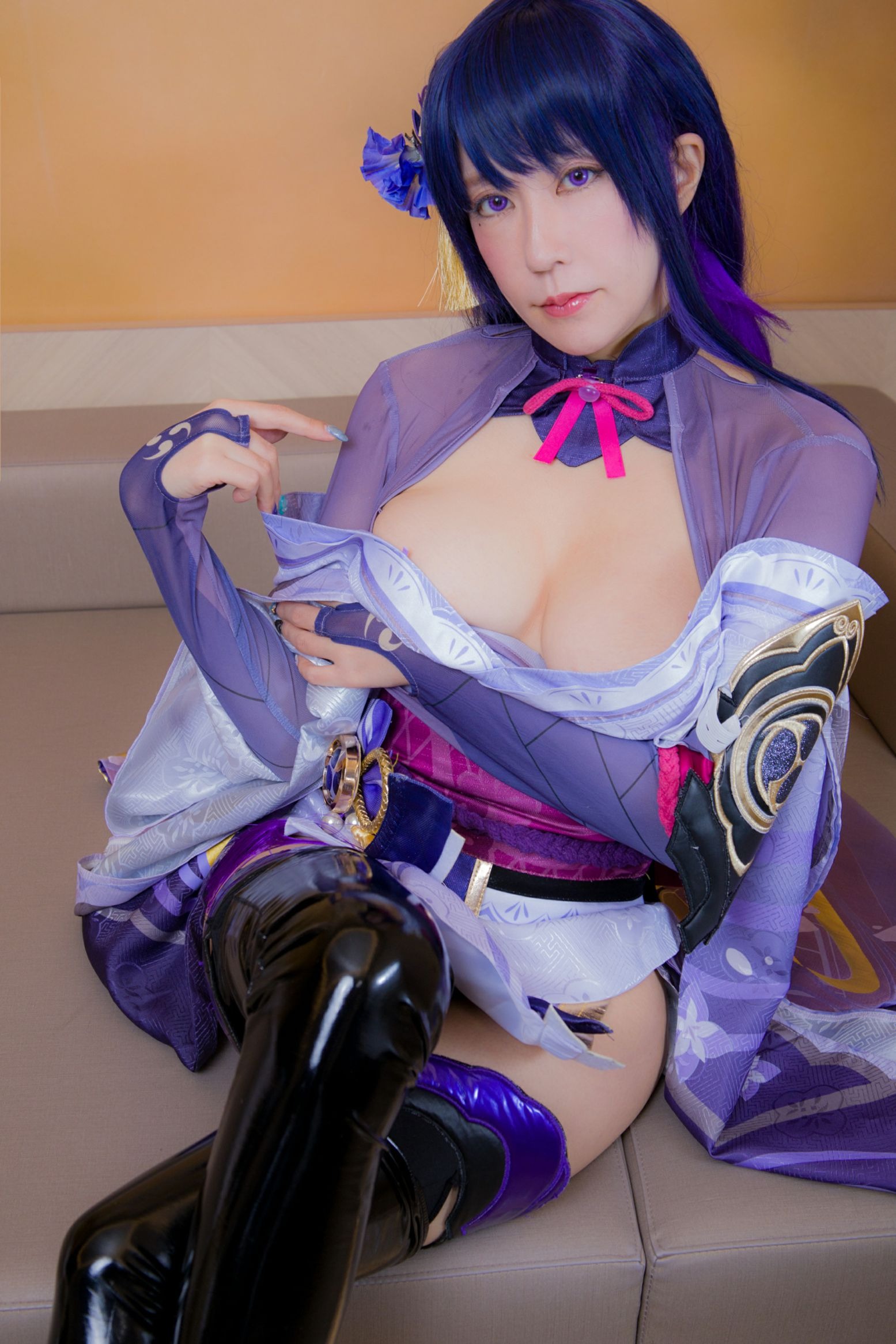 林檎蜜纪Cosplayer-HERESYNO_1.014 Raiden Shogun [145P-43MB]_第2集